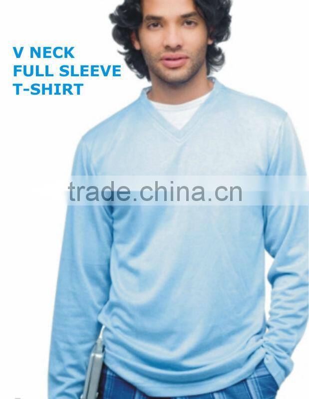 Men Stylish T-Shirt V Neck and 100% Cotton