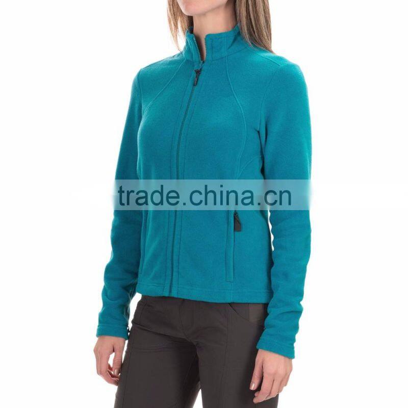 Cheap custom women polar fleece jacket, outdoor sports warm soft shell jacket wholesale OEM