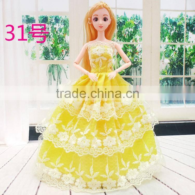 Wholesale 29cm barbie doll dress up games for girls