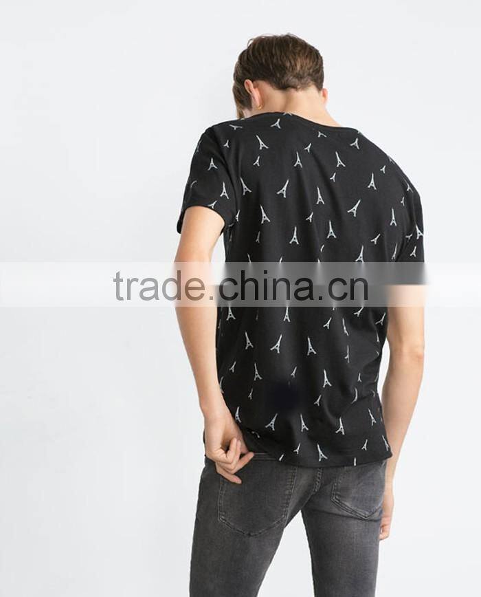 Slim fit jersey custom t shirt printing for men