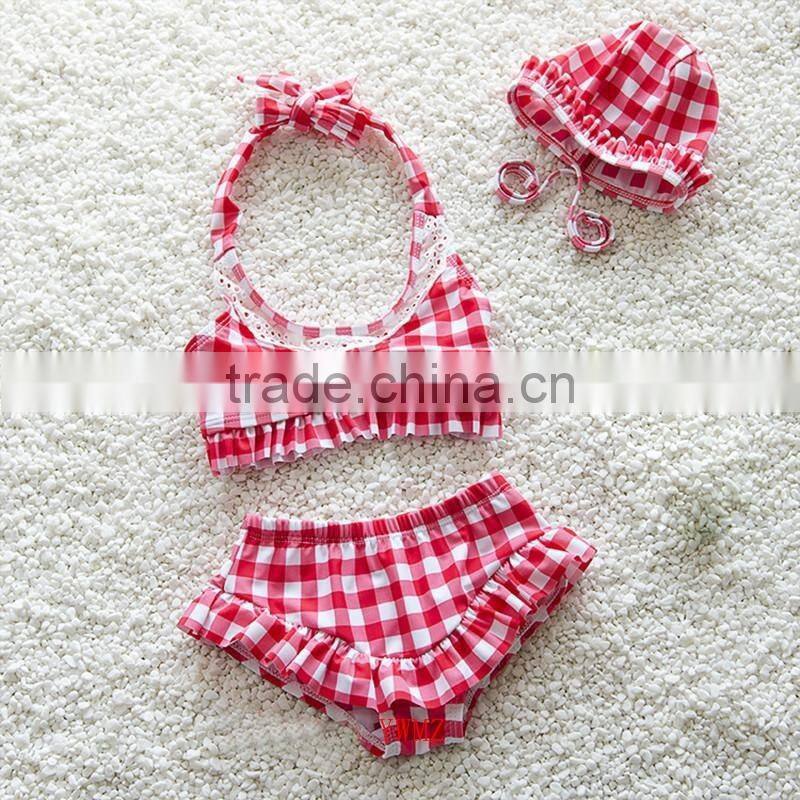 Wholesale Swimwear Gingham Sling Bikinis In Bulk New Added Products 2017