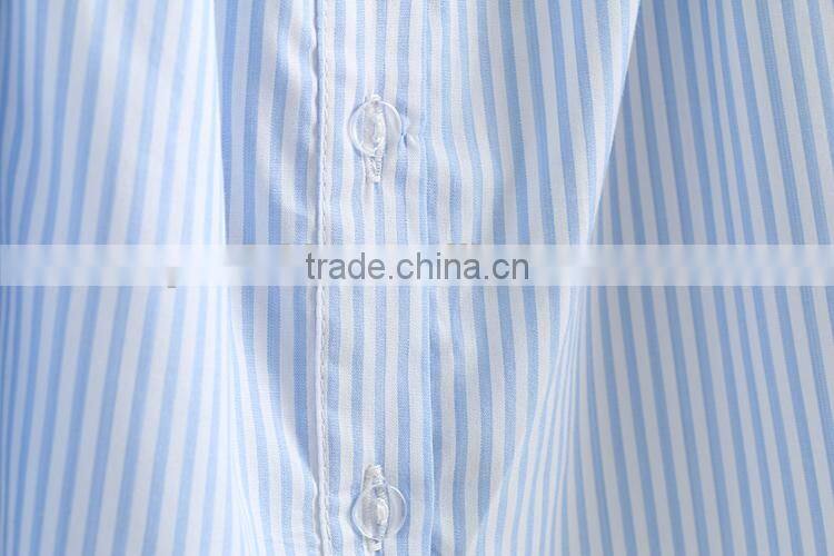 Girls striped shirt parental clothing 2017 summer new children's clothing baby leopard shirt mothers shirt