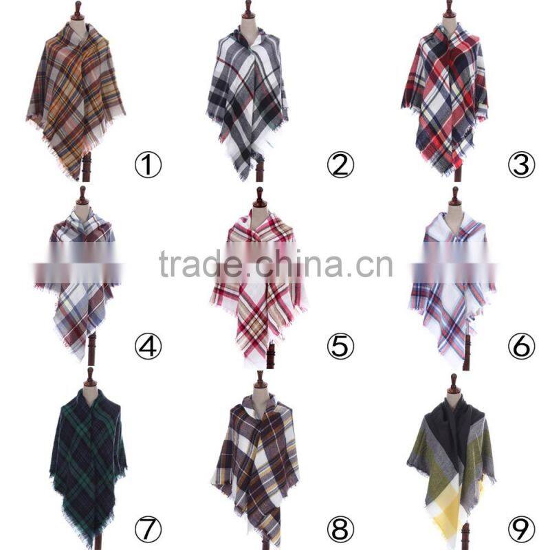 Wholesale Fashionable Tartan Plaid Scarf