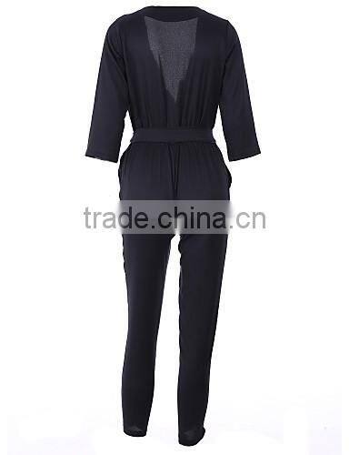 New Design Sexy V-neck Casual One-piece Jumpsuits For Sexy Ladies Formal Jumpsuits for women