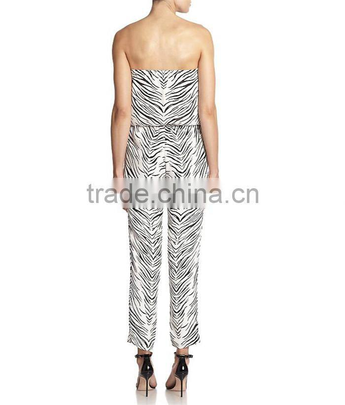 high end leopard print plus size women jumpsuits 2015