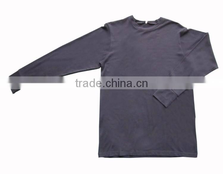 Protective FR knitted underwear with modacrylic and cotton flame retardant EN11612