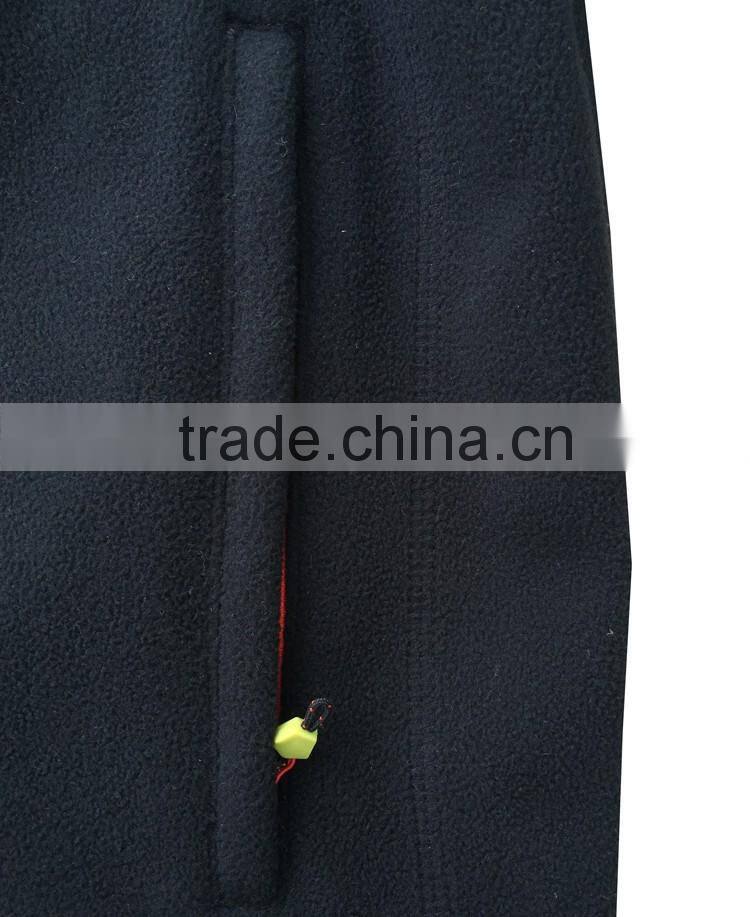 Mens warm sports windbreaker wind resistant hoodie fleece jacket