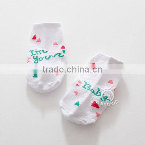 baby cute cotton socks, silicone print baby socks,baby socks