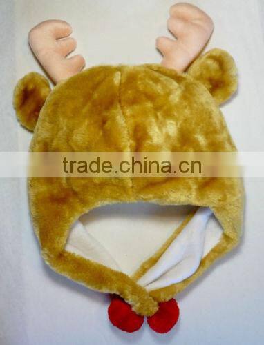 Factory Sale Funny Kid's Christmas Hat/Reindeer Christmas Hat