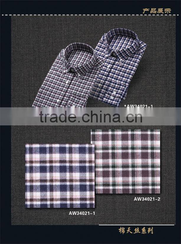 2017 New Man Flannel shirts mens dress shirts