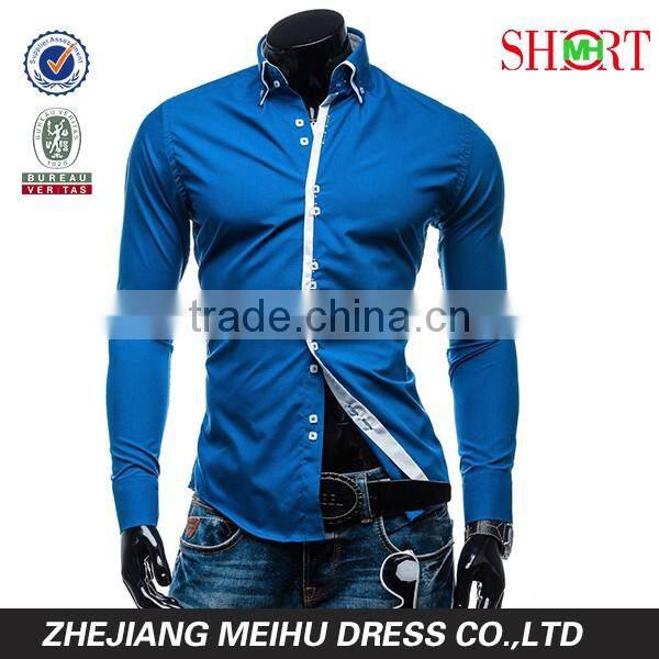 Latest style men's dress shirt fashion gay men shirts