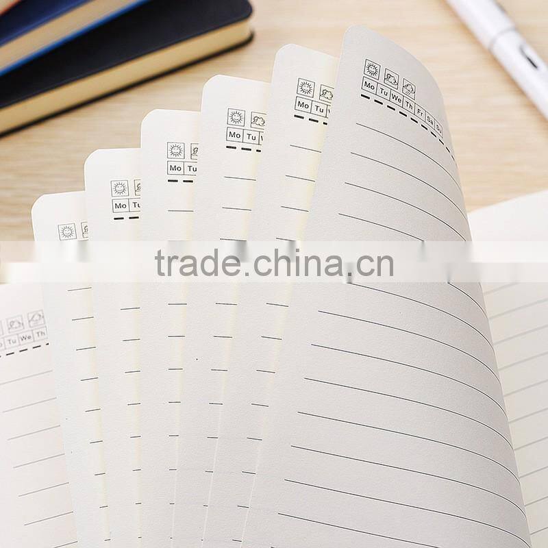 Wholesale customized PU leather notebook office school notebook
