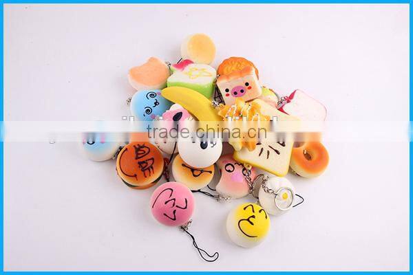Stress relase squishy Kawaii toys 15pcs/set PU Soft squishy slow rising toys