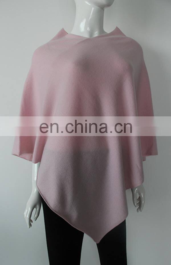 factory wholesale v neck gold Lurex women 100% cashmere ponchos