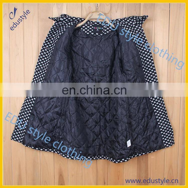 2017 Fashion Plus Size Polyester Black Women Winter Coats