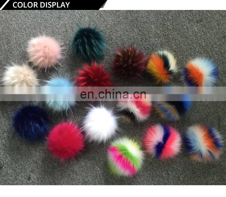 2017 Faux Fur Ball POMPOM Accessories