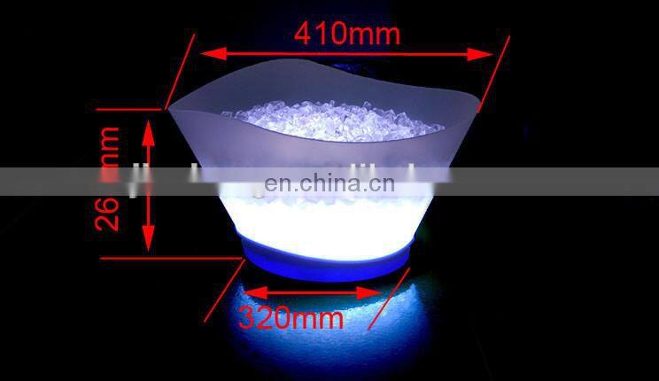 pp wine cooler led ice bucket with scoop photos