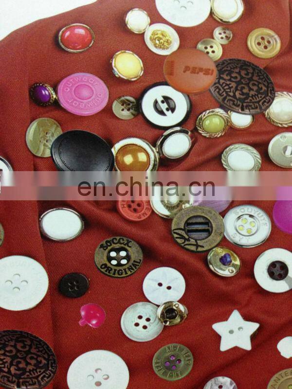 Hot sales colored white plastic sewing button