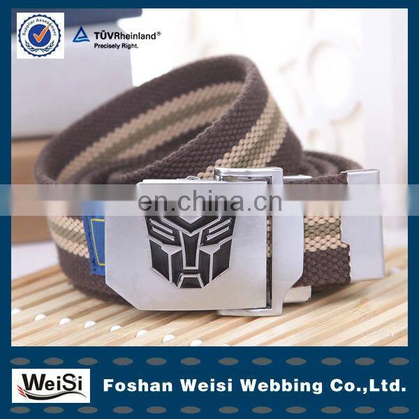 2013 Fashion Casual Military Transformers Nylon Webbing Belt