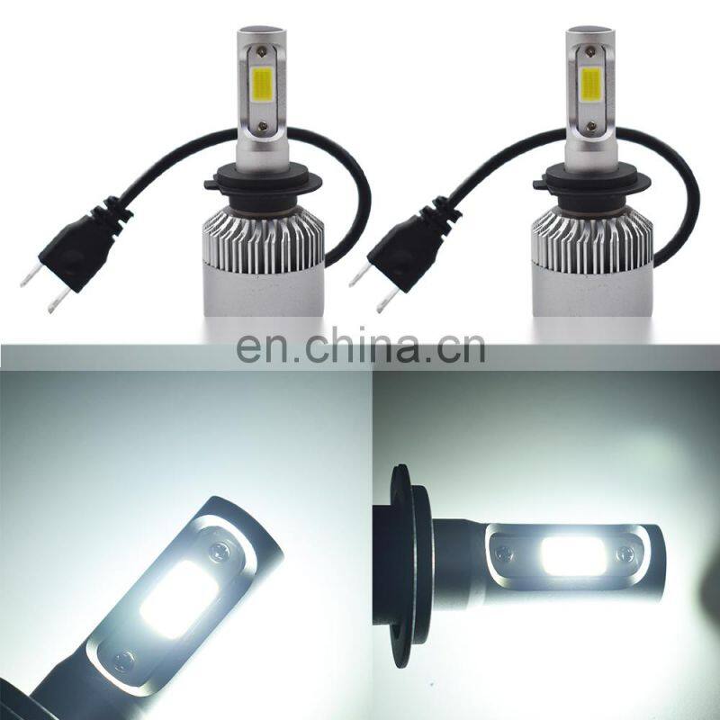 IRONWALLS H7 LED Headlight Conversion Kit 2000W 300000LM Lamp Lights Bulbs 6000K