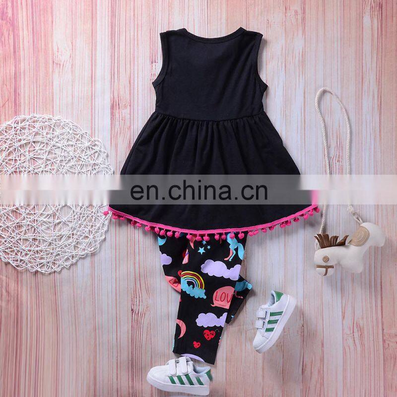 Girls Unicorn Dress Princess Dress Children Clothes
