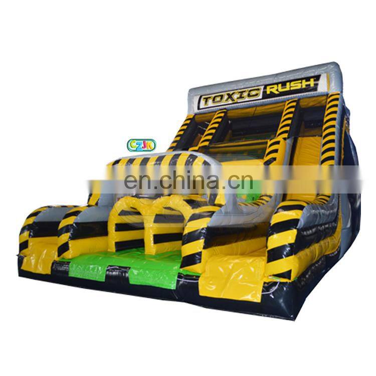 toxic rush inflatable slide for sale