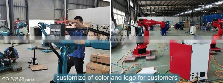 HONGJUN Industrial 6 axis 50kg loading Automatic Arc Welding Robot for sale