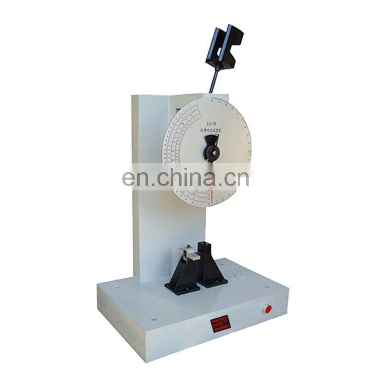 XJJD-50T Non-metallic Material Touch Screen Display PLC Control Plastic Charpy Impact Testing Machine