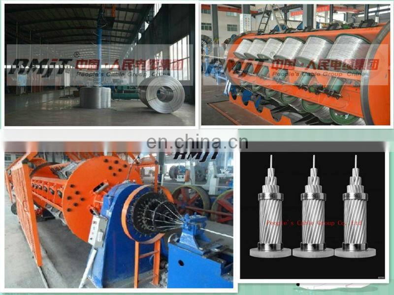 BS 215 Standard High Voltage ACSR Conductor 35kv To 115kv 2 x 25 sq mm Aluminum Twisted Power Cables