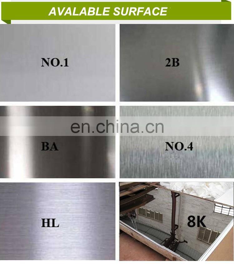 wholesale custom mirror finish 0.3-3.0mm Thickness 4x8 cold rolled 304 stainless steel sheet
