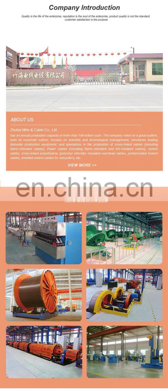 Wholesale waterproof 3 core wire cable power electric