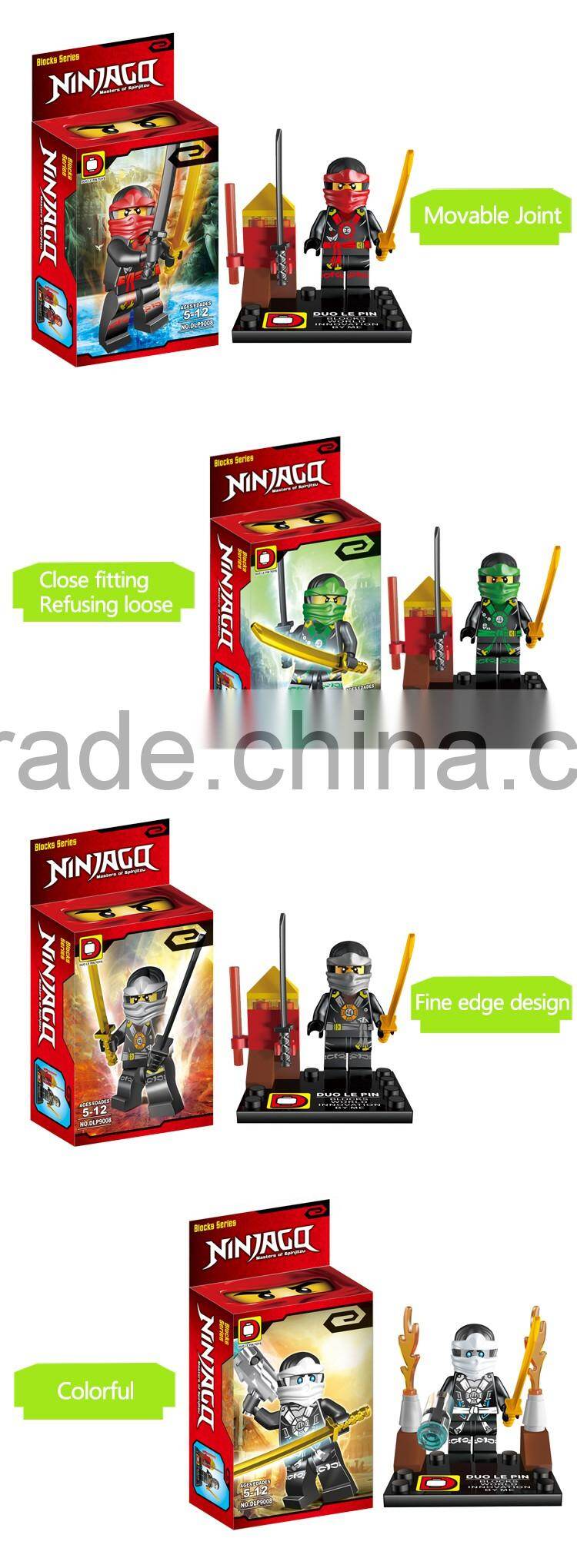 JSTOYS support customized minifigures toy building bricks for kids