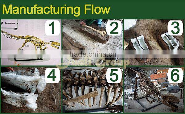 Lisaurus-0552 Imit buried dinosaur fossil in the rock