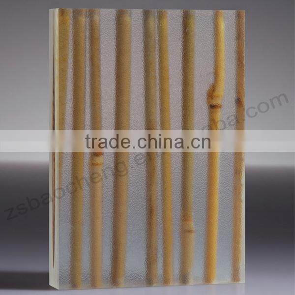 Multifunctional Top quality eco-friendly PETG tv wall decor bamboo