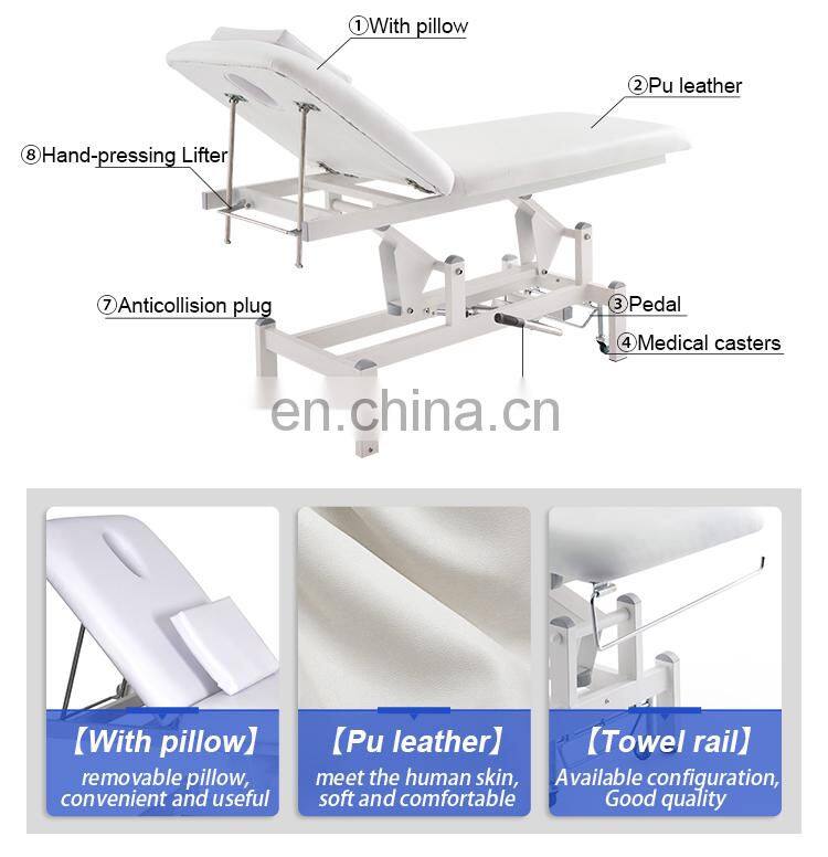 hydraulic facial chair hydraulic massage table for sale