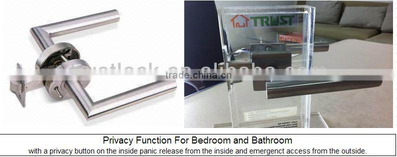 TH037:Stainless Steel Lever Handle with Escutcheon