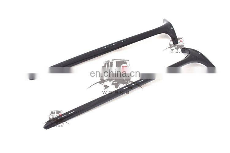 G wagon W463 A pillar fit for G-class W463 G500 G63 G65 G800 G350D 4x4 carbon fiber material front window side pillar