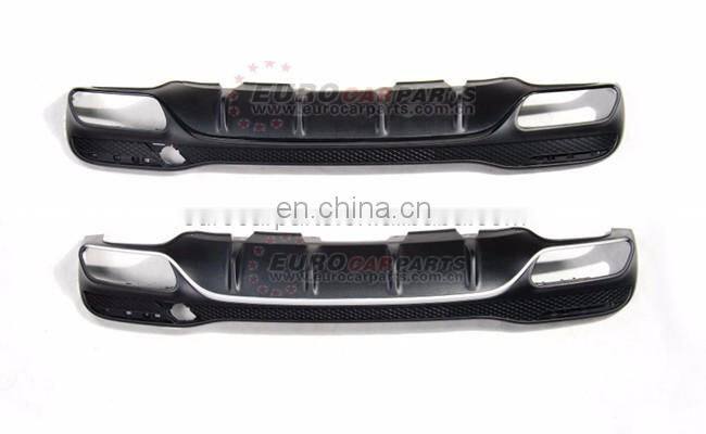 GLE63 diffuser for GLE Class W166 SUV to GLE63 style diffuser with exhaust tips
