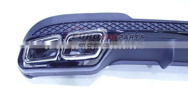W212 E300 diffuser with end pipes fit for E-CLASS W212 E300 2014-2016 year E63 diffuser PP