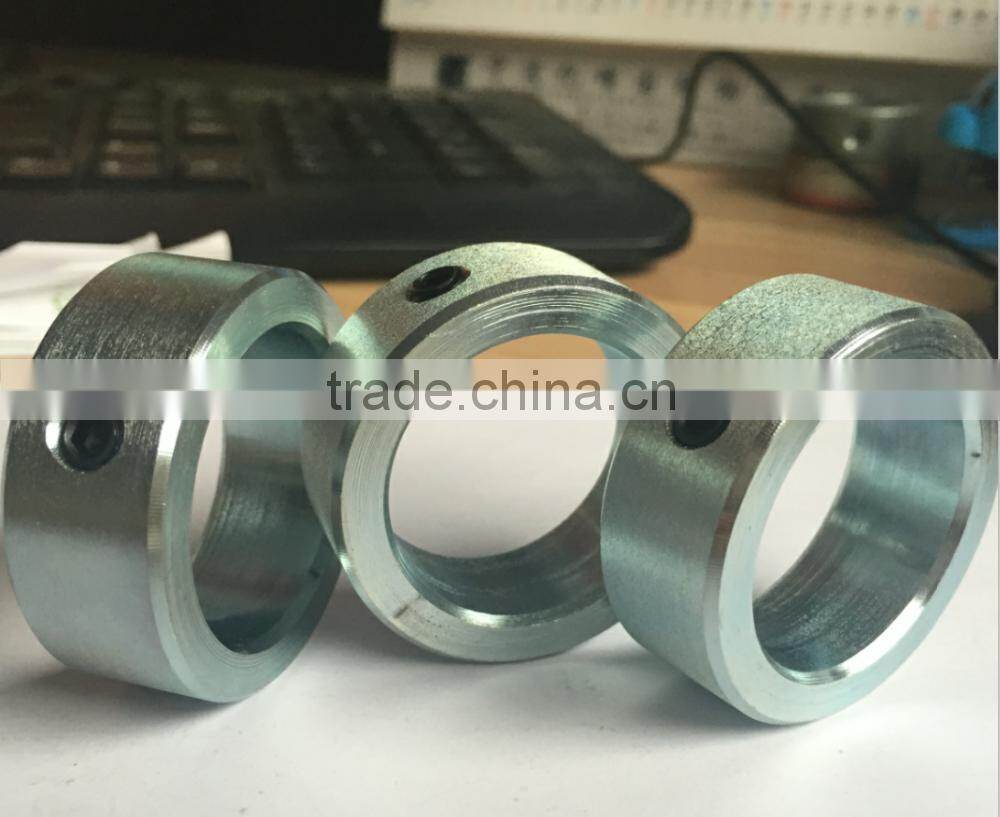 1 9/16" inch set screw shaft collar with zinc plated