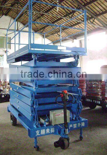 6-12m 300kg electric mobile scissor lift