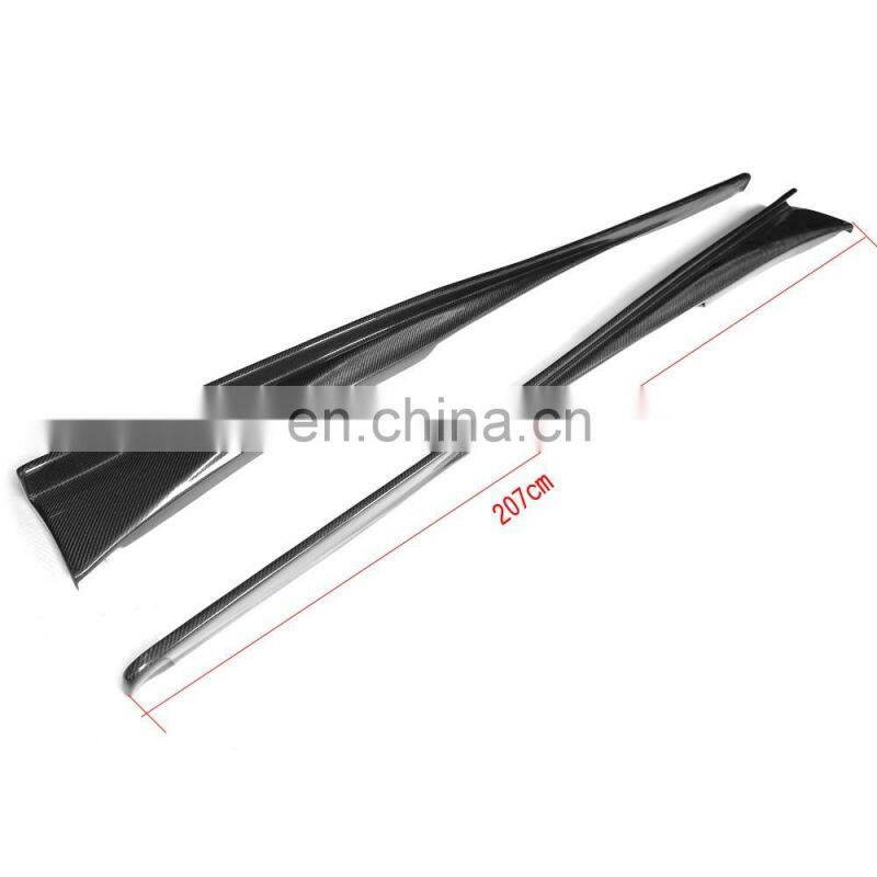 Carbon Fiber Car Side Bumper Skirts for Lexus IS250 IS300 IS F Sport 14-15