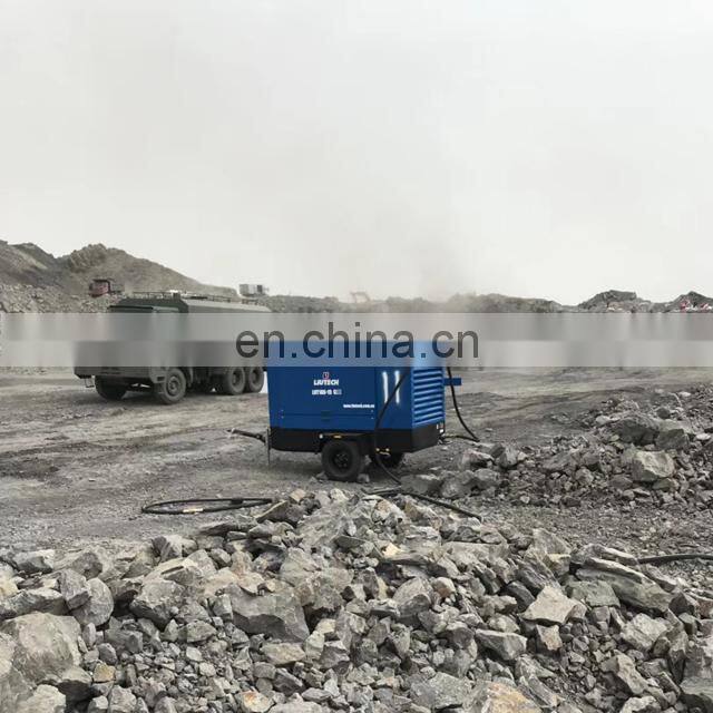 12bar Liutech High Quality 96kW Diesel Portable Air Compressor For Ground Engineering Drilling