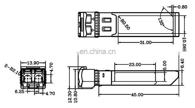 SFP+-25G-LR 25G SFP 1310nm Singlemode 10km SFP28 Optical Transceiver