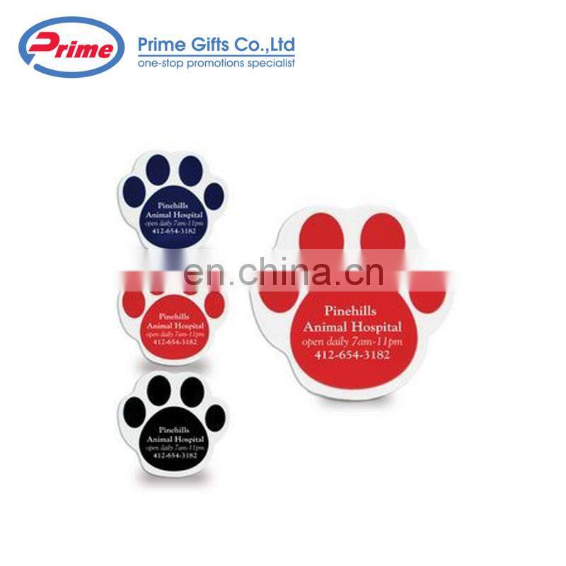 Competitive Price Paw Shape Fridge Magnetic Custom Paper Memo Clip
