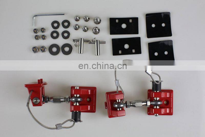 Aluminum For Jeep For for wrangler JK Hood Latch Latches J269 Hood Catch Set for jeep JK for wrangler