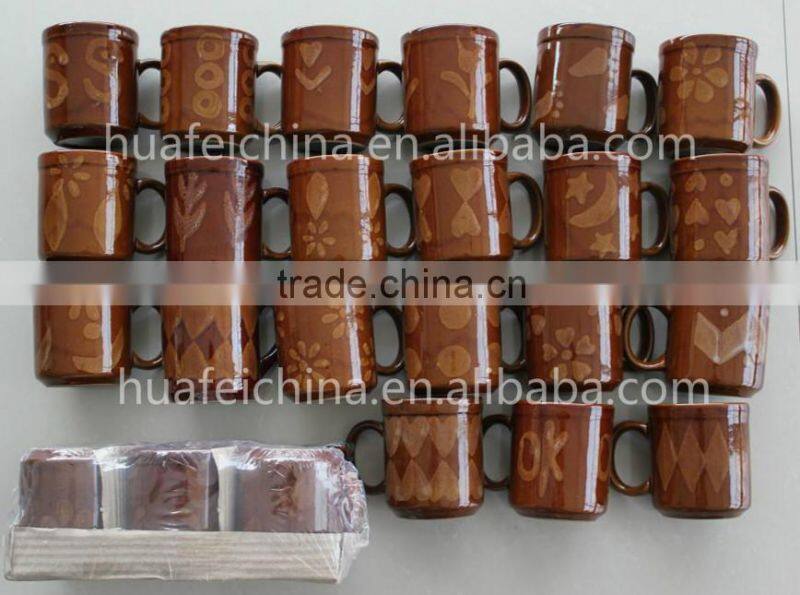 Ceramic Mug cup, tea mug, stoneware zebra mug made in china