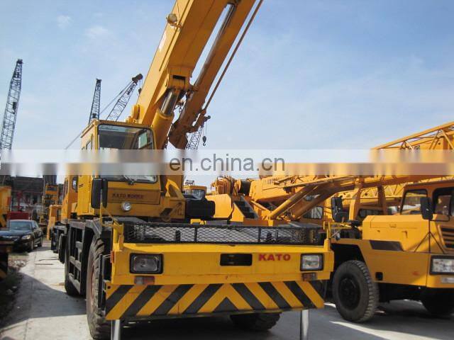 KATO KR35H-III 35 ton used rough terrain wheel crane, KATO KR35H truck crane cheap, hot sale
