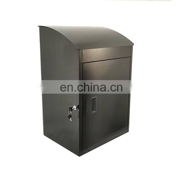 High Quality Black Drop Box Parcel Box Large For Package