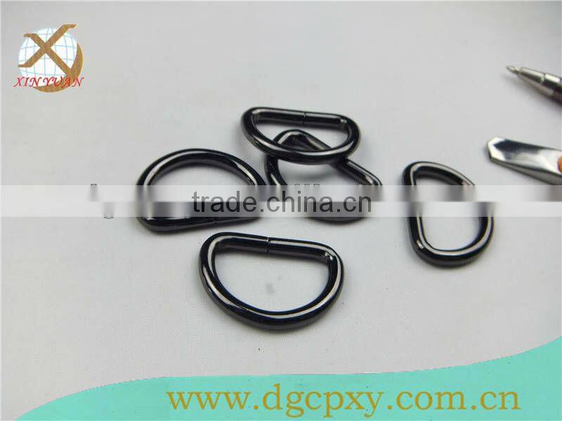 gunmetal D ring belt buckles for bags